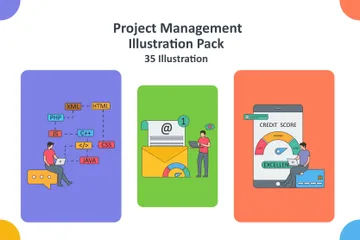 Project Management Illustration Pack