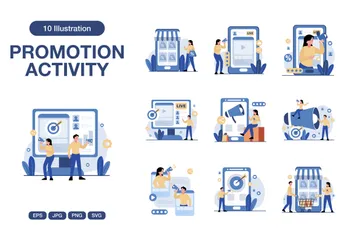 Promotion Activity Illustration Pack