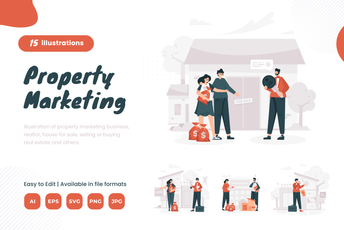 Property Marketing Illustration Pack