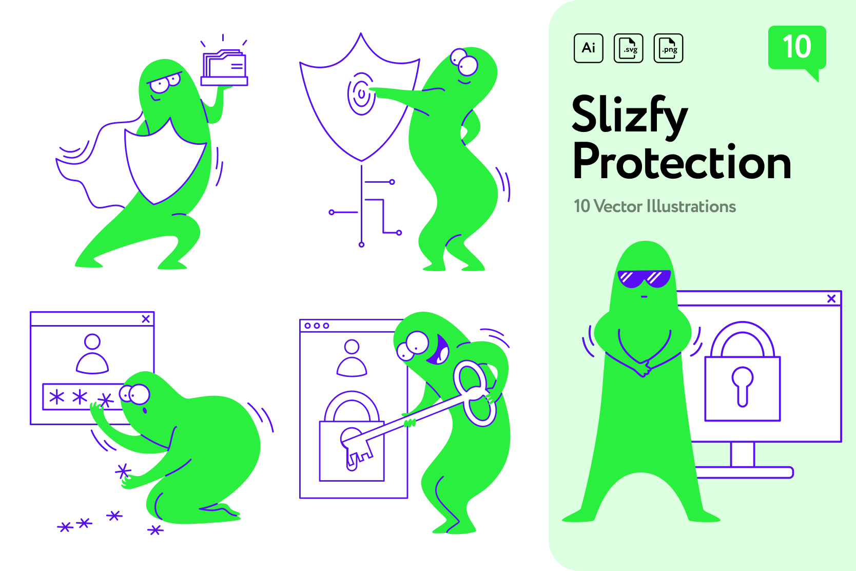 Protection And Safety Illustration Pack - 10 Free Download Crime ...