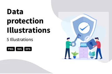 Protection des données Pack d'Illustrations