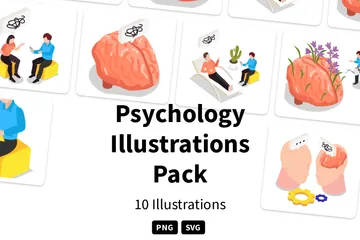 Psicología Paquete de Ilustraciones