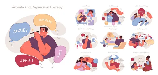 Psychological Services Illustration Pack