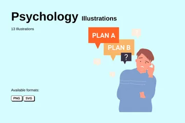 Psychologie Pack d'Illustrations