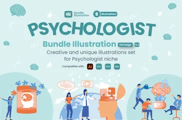 Psychologist Illustration Pack