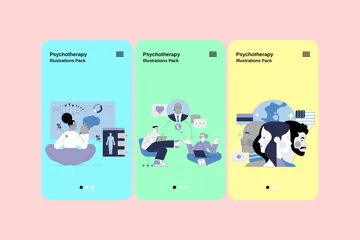 Psychotherapy Illustration Pack