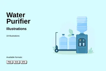 Purificateur d'eau Pack d'Illustrations