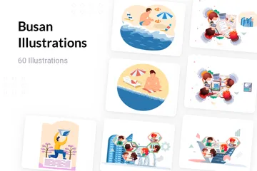 Pusan Pack d'Illustrations