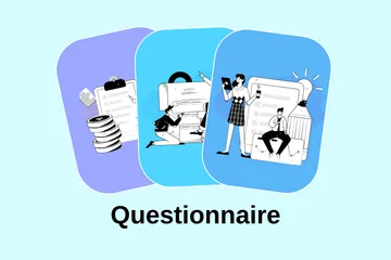 Questionnaire Illustration Pack