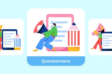 Questionnaire Pack d'Illustrations