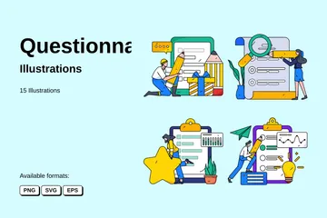 Questionnaire Pack d'Illustrations