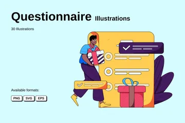 Questionnaire Illustration Pack