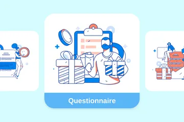 Questionnaire Illustration Pack