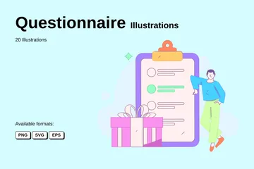 Questionnaire Illustration Pack