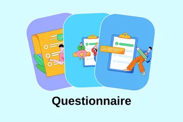 Questionnaire Illustration Pack