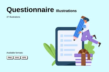 Questionnaire Illustration Pack