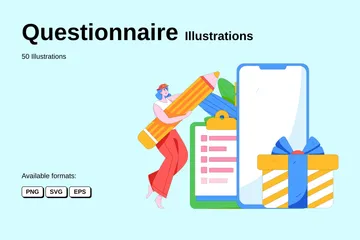 Questionnaire Illustration Pack