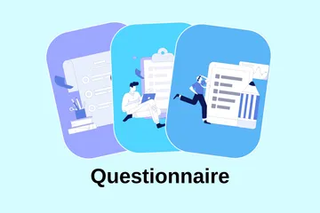 Questionnaire Illustration Pack