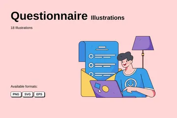 Questionnaire Illustration Pack