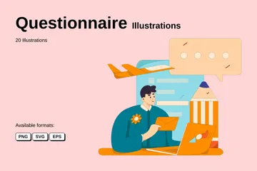 Questionnaire Illustration Pack