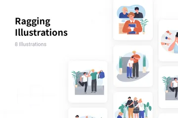 Ragging Illustration Pack