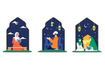 Ramadã Illustration Pack