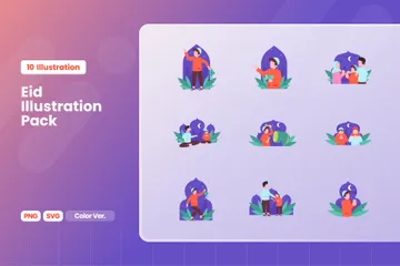 Ramadã Illustration Pack