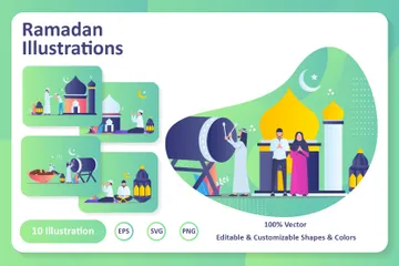 Ramadan Pack d'Illustrations