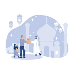 Ramadan Kareem Illustration Pack