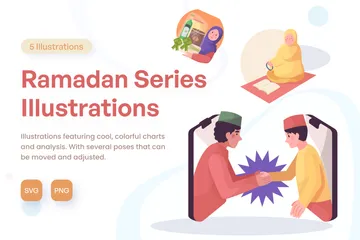 Ramadan Series Illustration Pack