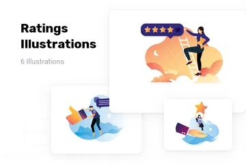 Ratings Illustration Pack