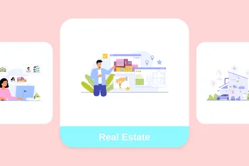 Real Estate Illustration Pack