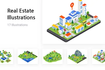 Real Estate Illustration Pack