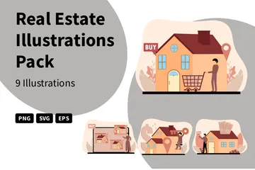 Real Estate Illustration Pack