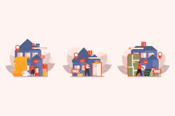 Real Estate Illustration Pack