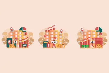 Real Estate Illustration Pack