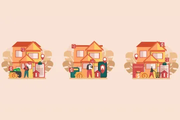 Real Estate Illustration Pack