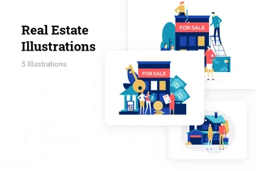 Real Estate Illustration Pack