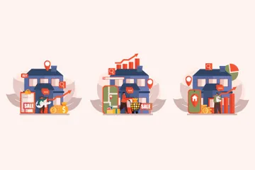 Real Estate Illustration Pack