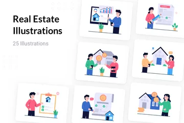 Real Estate Illustration Pack