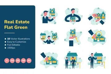 Real Estate Illustration Pack