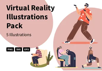 Réalité virtuelle Pack d'Illustrations