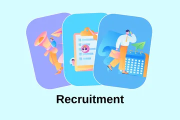 Recrutement Pack d'Illustrations