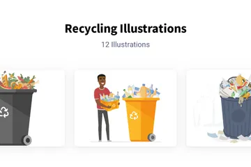 Recyclage Pack d'Illustrations