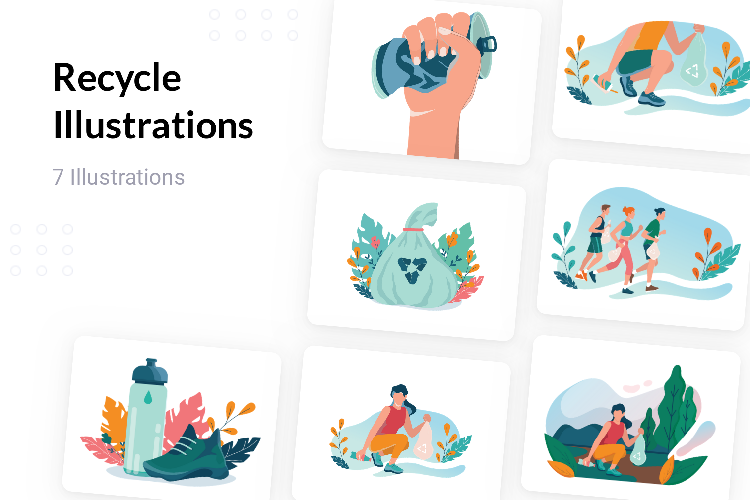 Premium Recycle Illustration Pack From People Illustrations Premium Recycle Illustration Pack From People Illustrations
