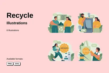 Recycle Illustration Pack