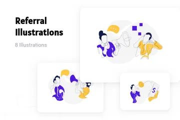 Referral Illustration Pack