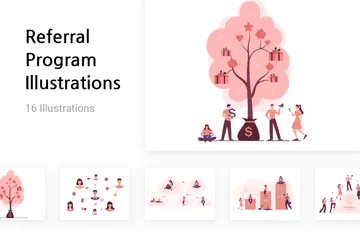 Referral Program Illustration Pack