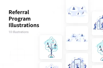 Referral Program Illustration Pack