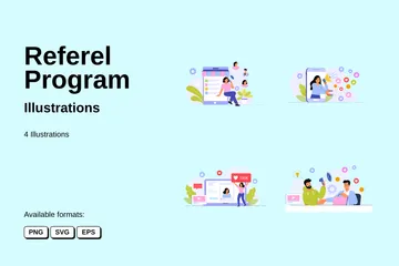 Referral Program Illustration Pack